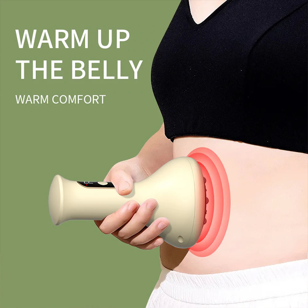 Body Cupping Scraping Massager Smart Electric Vacuum Cupping Heating Suction Cup Device for Body Back Neck Arm Massger